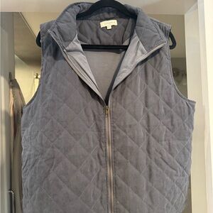 PLUS Umgee Gray Quilted Vest